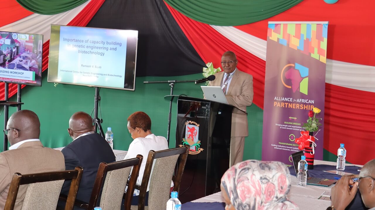 Egerton University Host Sensitization Workshop towards International Centre for Genetic Engineering and Biotechnology Regional Research Centre. 