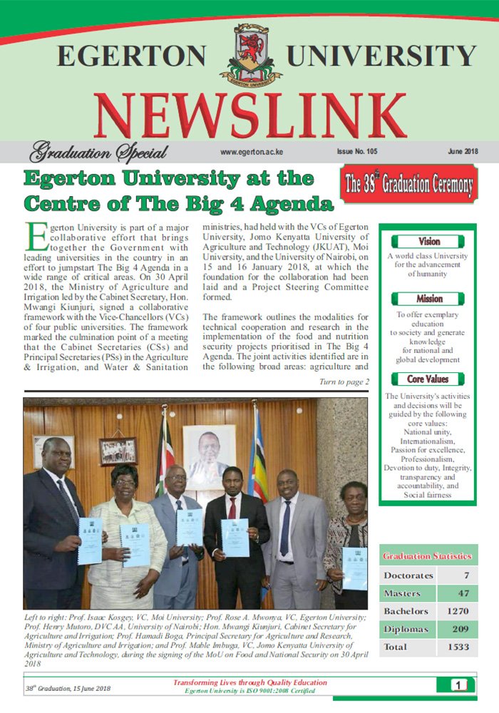 38th Graduation NewsLink