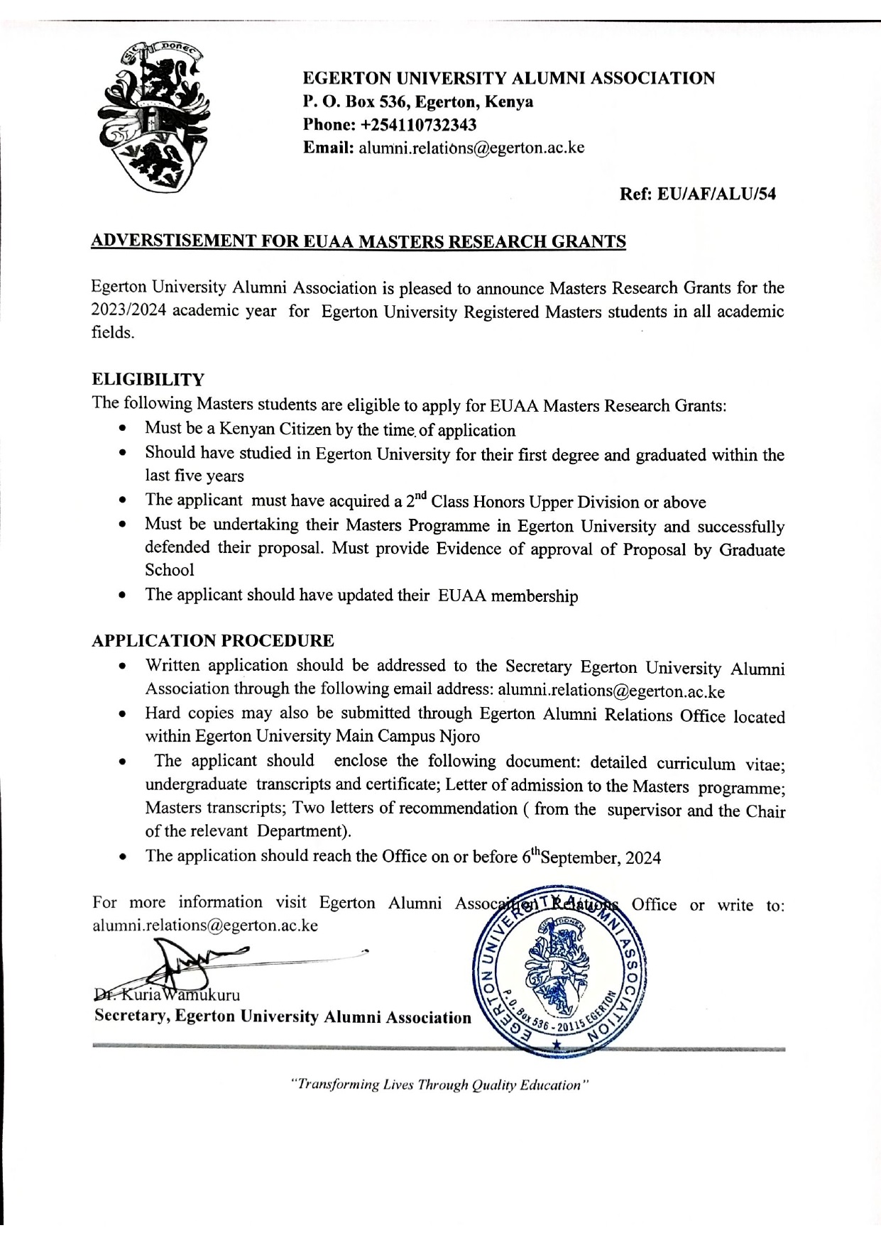 EUAA Masters Research Grants 2024 page 0001