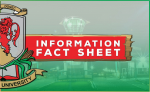 VICE - CHANCELLOR&#039;S INFORMATION FACT SHEET